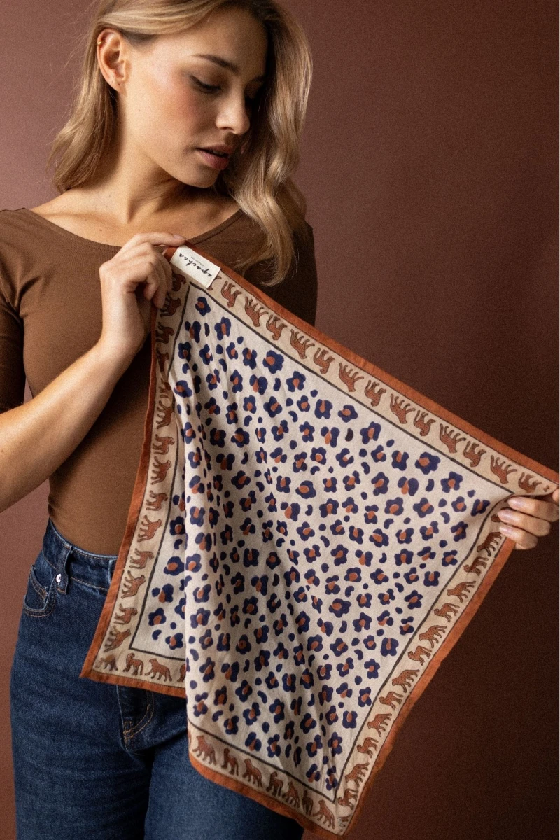 Small Foulard en coton Dupitta