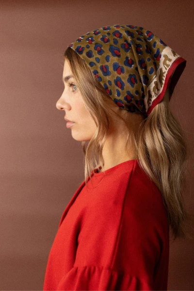 Small Foulard en coton Dupitta 2