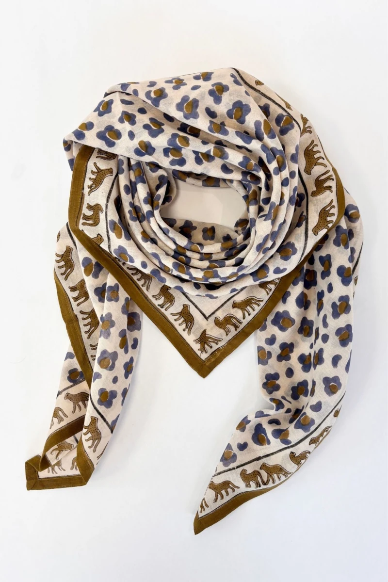 Big Foulard en coton Dupatta