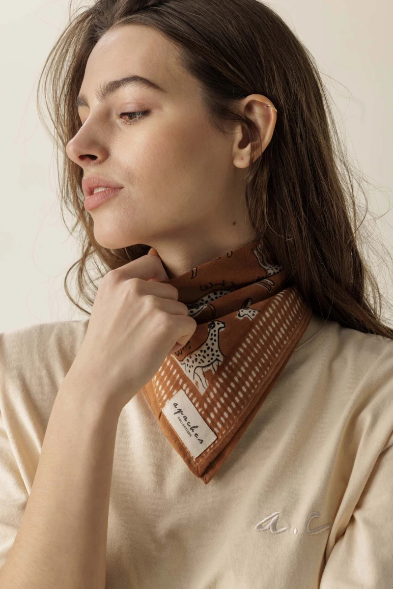 Small Foulard Manika Pongo