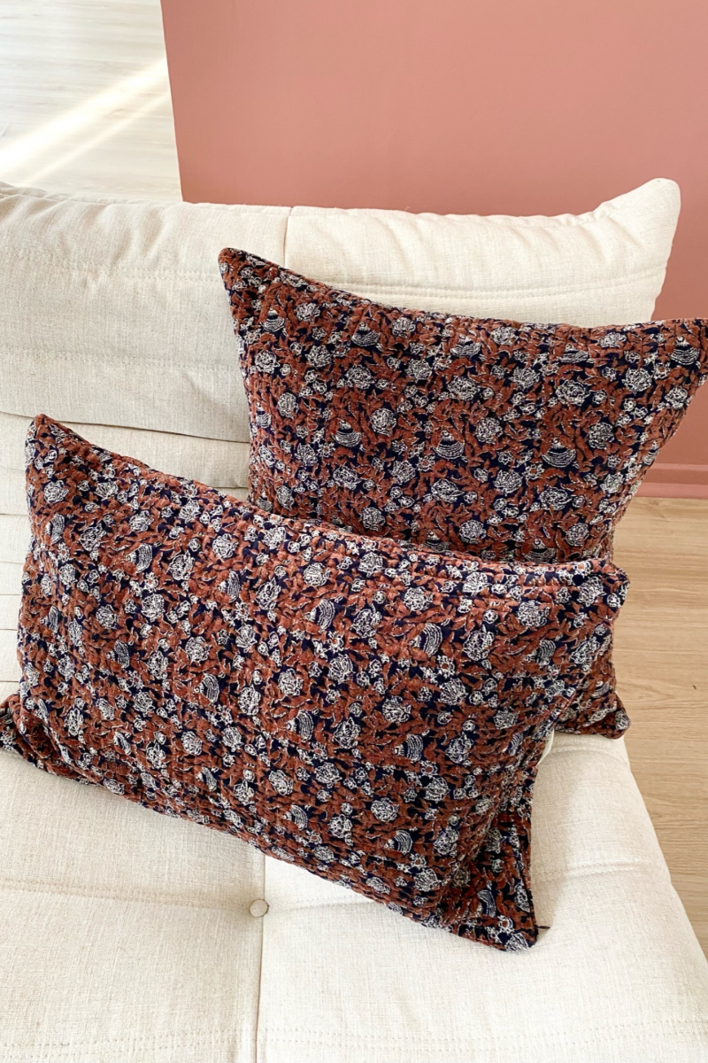 Petite Housse de Coussin Rectangulaire Tarun