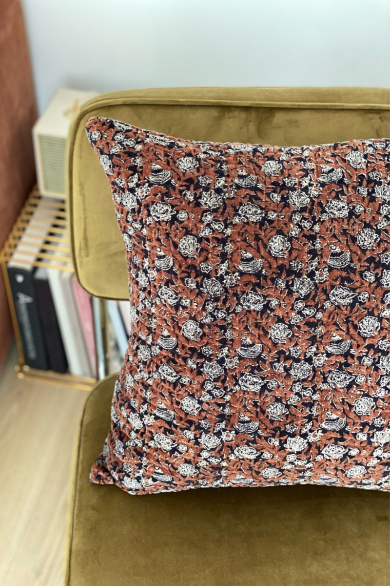 Petite Housse de Coussin Rectangulaire Tarun