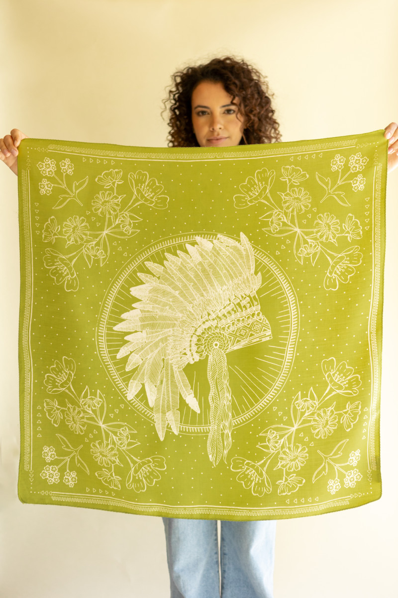 Foulard Palika "Iroquois"