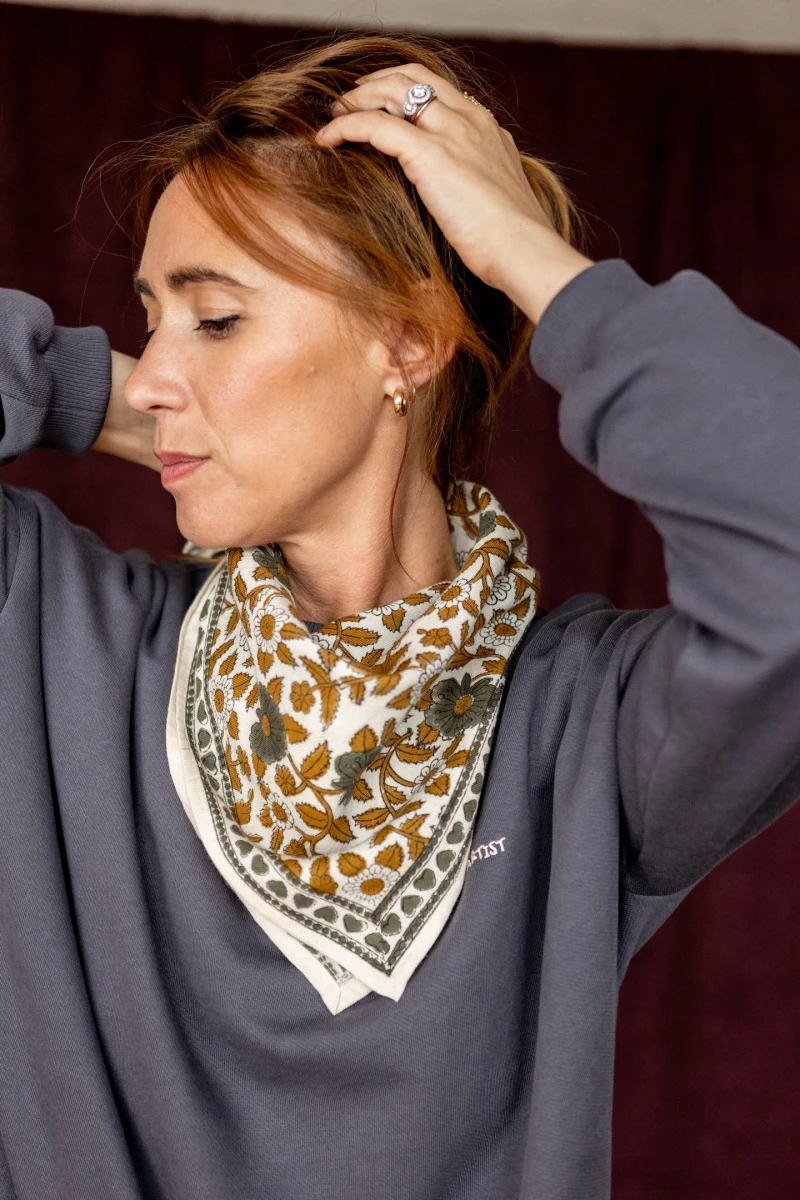 Small Foulard Manika "Cœur"