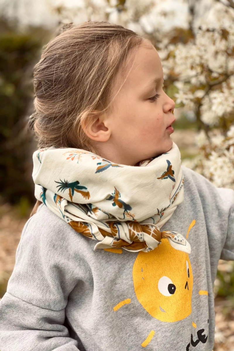 Big Foulard Latika "Cerisier"