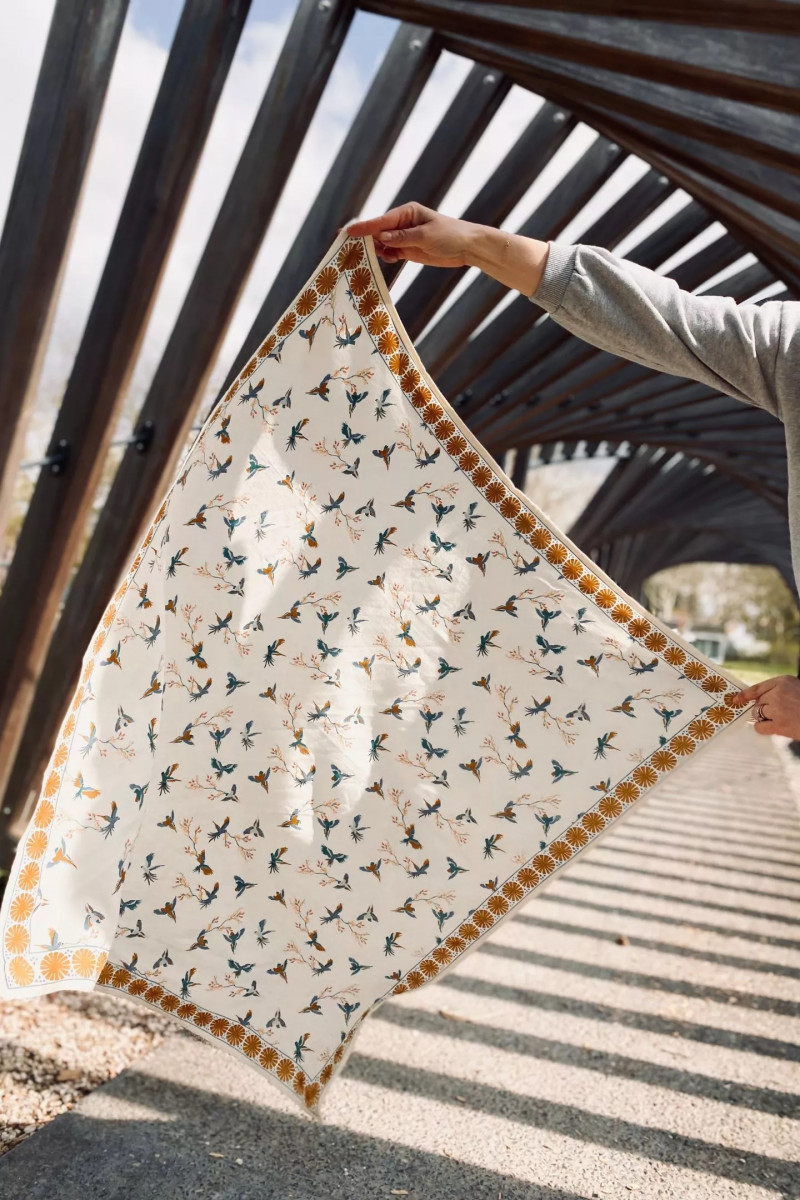 Big Foulard Latika "Cerisier"