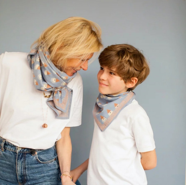 Foulards éditions "Sorbet" et "Cœur"